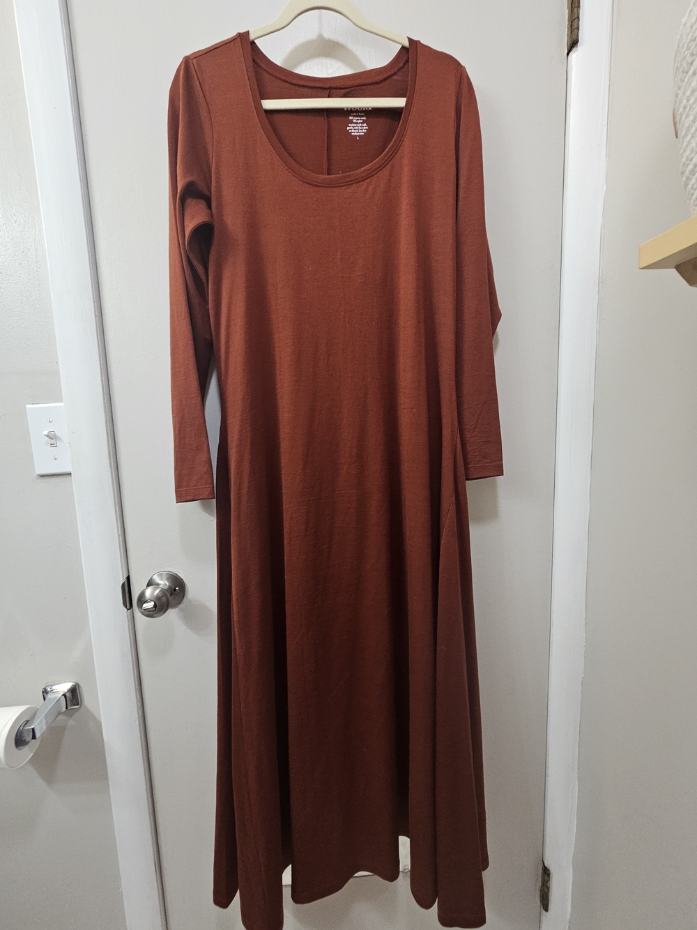 Wool& Valerie Maxi Dress - Rustic Red NWOT - Picture 2 of 4